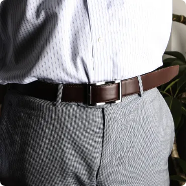 無段階調整フリコベルト ビジネスタイプ シルバー