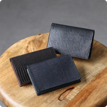 リザード 名刺入れ