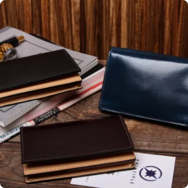 ホーウィン シェルコードバン 名刺入れ