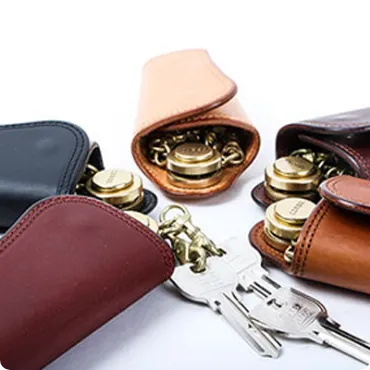 スレート レザーキーケース