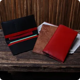 urushi 通帳&パスポートケース