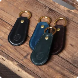 ホーウィン シェルコードバン 靴べらキーホルダー