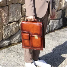 G-3 A4サイズ 縦型 2WAY ショルダーバッグ