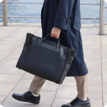 2WAYレザートートバッグ