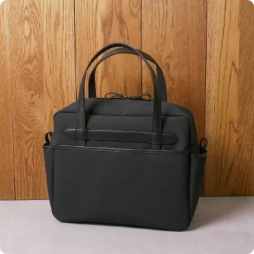 STEVE キャンバスレザー ブリーフケース