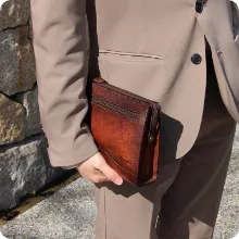 G-3 ストラップハンドル セカンドバッグ