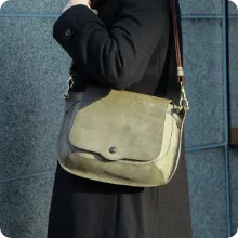 シングルフラップ ショルダーバッグ