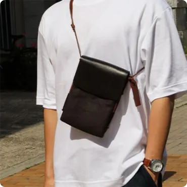 フラップタイプ ショルダーポーチ