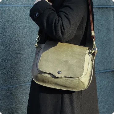 シングルフラップ ショルダーバッグ