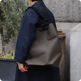 クリップ バケット ラージ トートバッグ