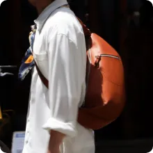 ウォッシュ ガーメント厚口 ショルダーバッグ