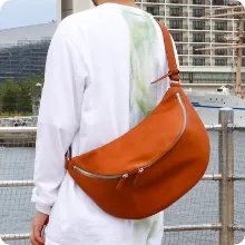 ウォッシュ ガーメント厚口 ショルダーバッグ