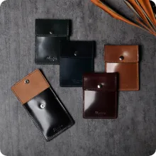 オイルコードバン 携帯灰皿 カードケース