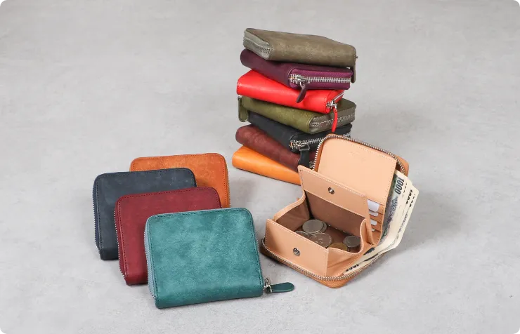 プエブロ ラウンドファスナーミニ財布