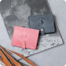 ワックスレザー コンパクトウォレット