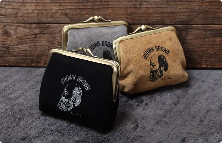 ピッグレザー ガマグチウォレット