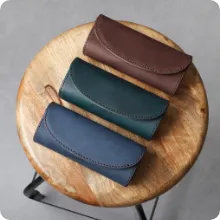 トスカーノバフレザー メガネケース