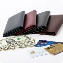 キップ水シボ 長財布 風琴マチ束入