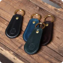 ホーウィン シェルコードバン 靴べらキーホルダー