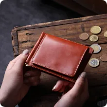 MONEY CLIP WITH POCKET マネークリップ