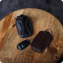 スモールクロコダイル 三つ折りキーケース