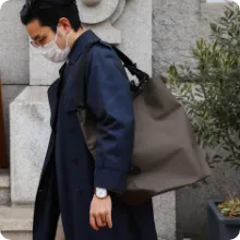 クリップ バケット ラージ トートバッグ