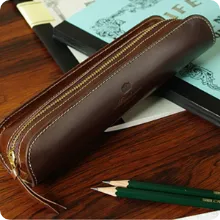 ユーシェイプ フルレザー ペンケース