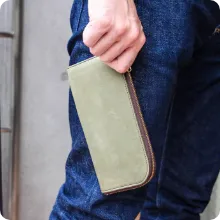 エルク L字ファスナー長財布