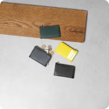 ESSENSE + FLAT mini ファスナーミニ財布