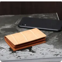 ヘスティア ヌメクロコ 名刺入れ