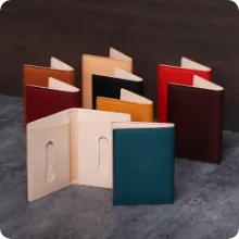 二つ折り定期入れ