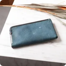 熊革 L字長財布