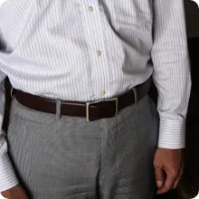 無段階調整フリコベルト ビジネスタイプ ゴールドバックル