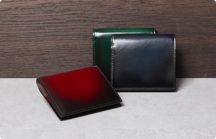 コードバン 薄型二つ折り財布