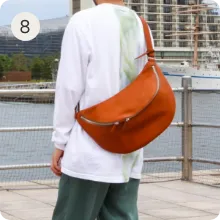 ウォッシュ ガーメント厚口 ショルダーバッグ