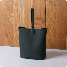 MICHAEL キャンバスレザー クラッチバッグ