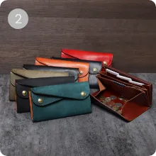 ダブルフラップ 長財布