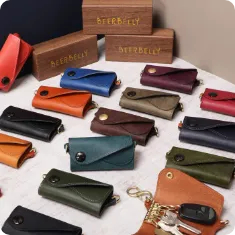 ダブルフラップ キーケース