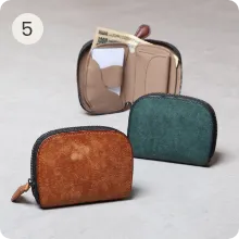 ファスナーウォレット ショートタイプ ラウンドミニ財布