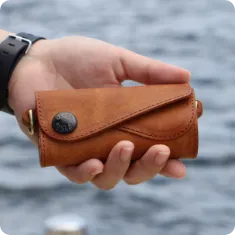 ダブルフラップ キーケース