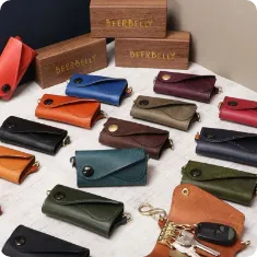 ダブルフラップ キーケース