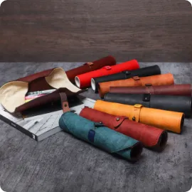 ロトロ スエード ペンケース