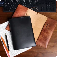 A5レザーノートカバー