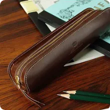 ユーシェイプ フルレザーペンケース