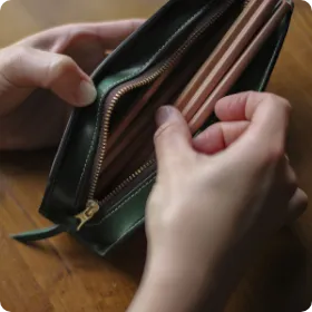 ムネカワ / ユーシェイプ フルレザーペンケース