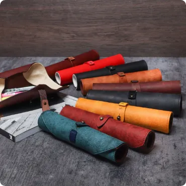 ロトロ スエード ペンケース