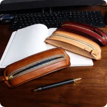 スレート レザーペンケース