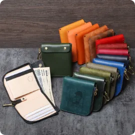 スモールラウンドウォレット 二つ折り財布
