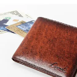 かっこいい二つ折りタイプの札入れ