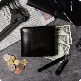 バフィング 二つ折り財布  札入れ